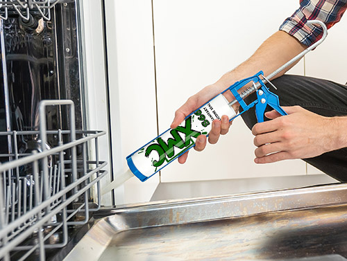 Sanitär silikontätningsmedel